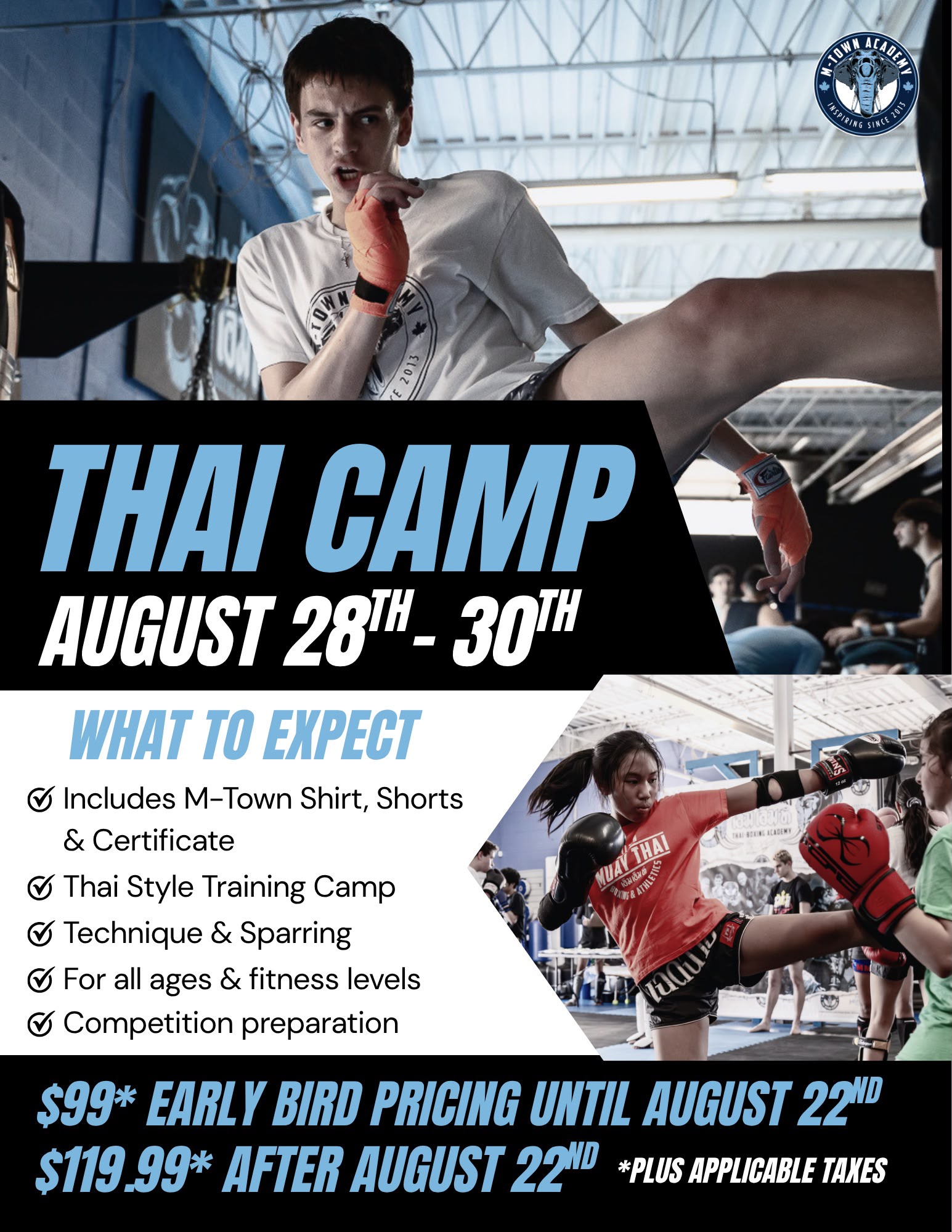Thai Camp August 28th - 30th